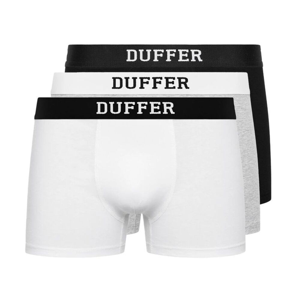 Duffer Mens Classic Boxer Shorts (Pack of 3) / Multicolored